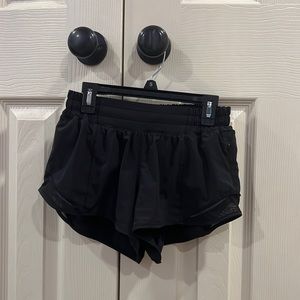 Lululemon black shorts size 4 reg